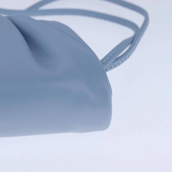 BOTTEGA VENETA The Pouch Leather Light Blue Auth 106740V - Picture 5 of 16